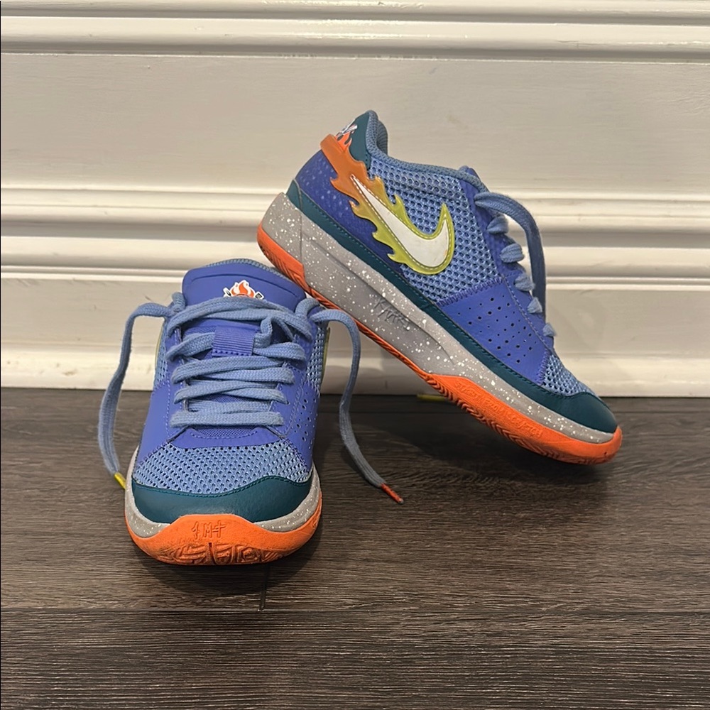 Nike Blue and Orange Dynamic Sneakers